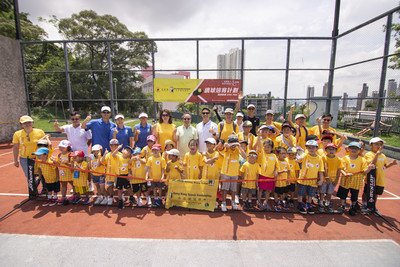 tennis class group photo